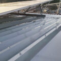 折板屋根　無機塗装完了