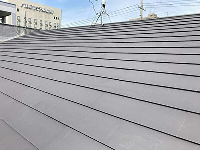 掛川市亀の甲　T 様邸　GL 鋼板屋根　シリコン塗装