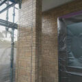 外壁サイディング　超耐候無機クリヤー塗装完了<br />
