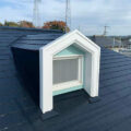 カラーベスト屋根　シリコン塗装＋クリアー塗装完了