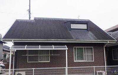 掛川市杉谷　Ｉ様邸　カラーベスト屋根　シリコン塗装