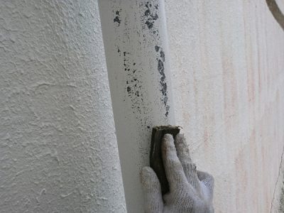 【雨樋】　ケレン作業