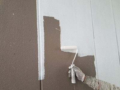 【外壁】下塗り塗装