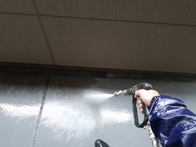 【高圧洗浄】ベランダ