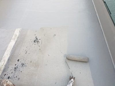 【屋上防水】塗装　１回目