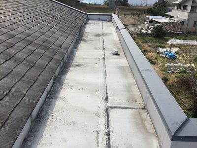 屋上防水　施工前