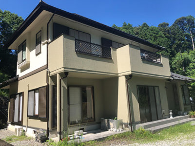 塗装工事完了です<br />
ありがとうございました