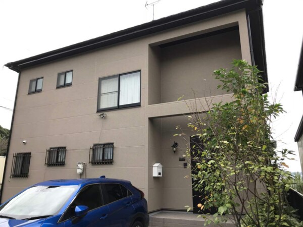 掛川市宮脇 W様邸 ALC壁 ラジカル制御塗装