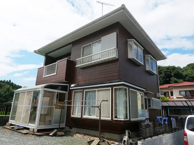 塗装工事完了です<br />
ありがとうございました