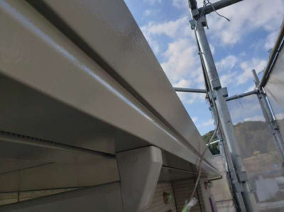 雨樋　フッ素塗装完了