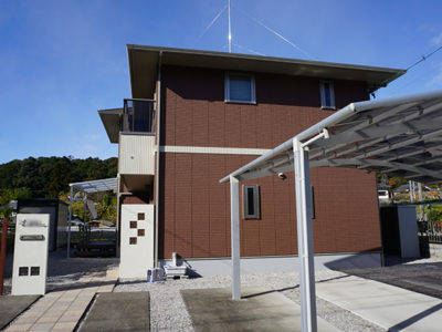 塗装工事完了です<br />
ありがとうございました