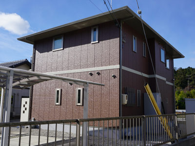 塗装工事完了です<br />
ありがとうございました