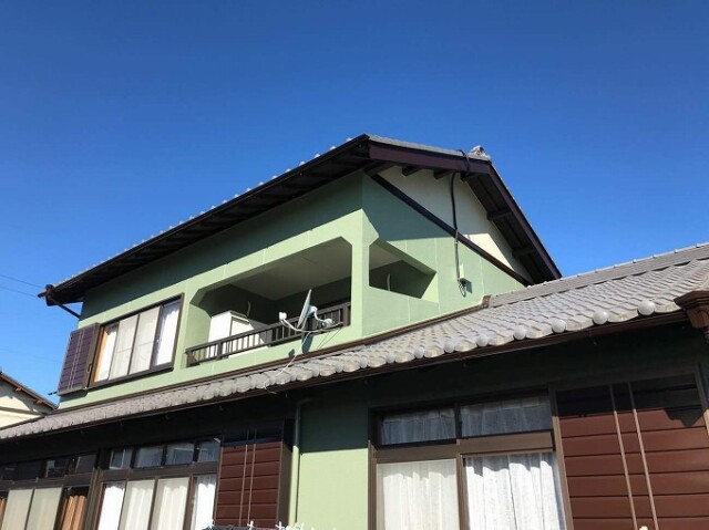 塗装工事完了<br />
ありがとうございました