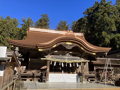 息子のお宮参り～小國神社