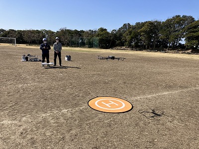 ドローン講習（実技）を受けました