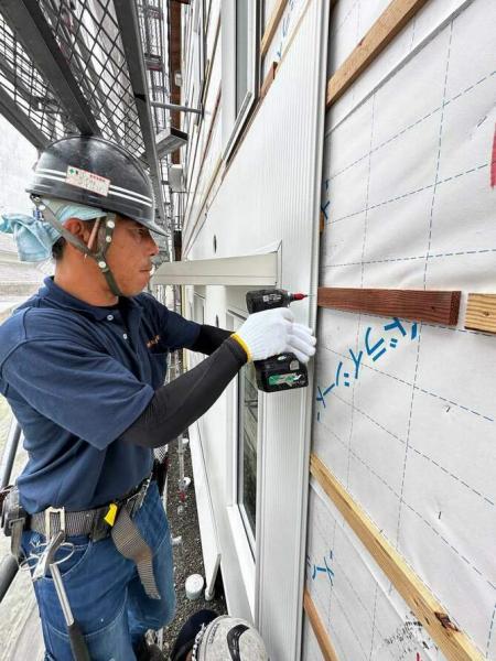 はる一番施工中