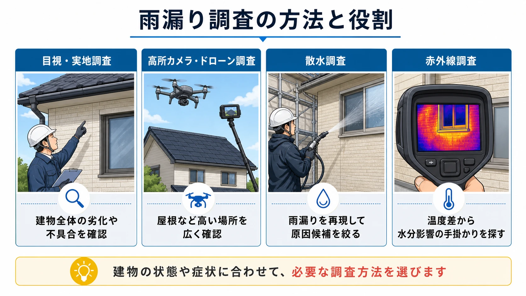 02_雨漏り調査の方法と役割