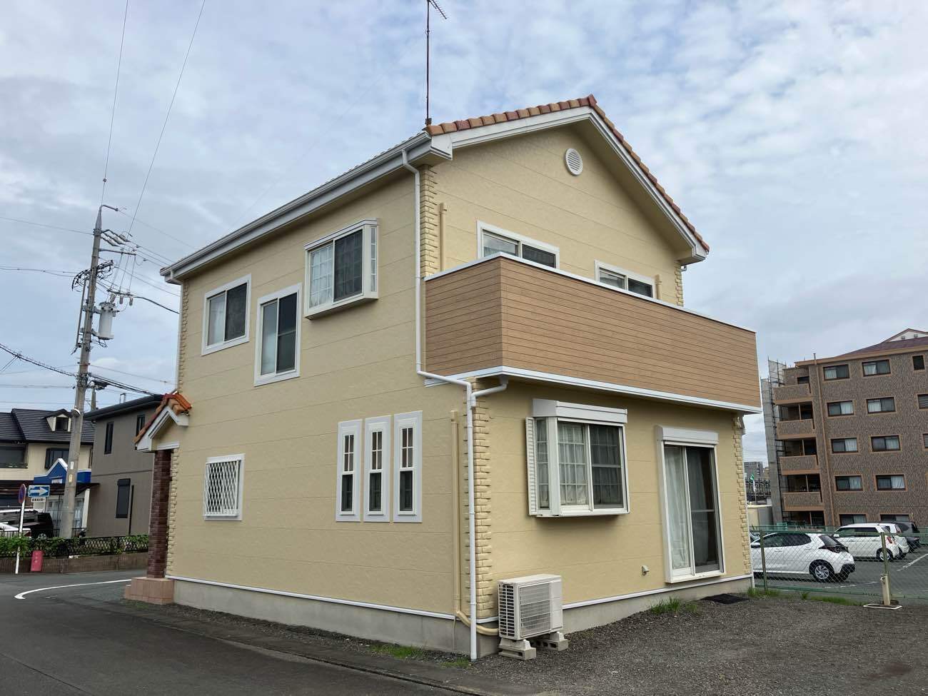 掛川市ベランダ外壁補修　施工後