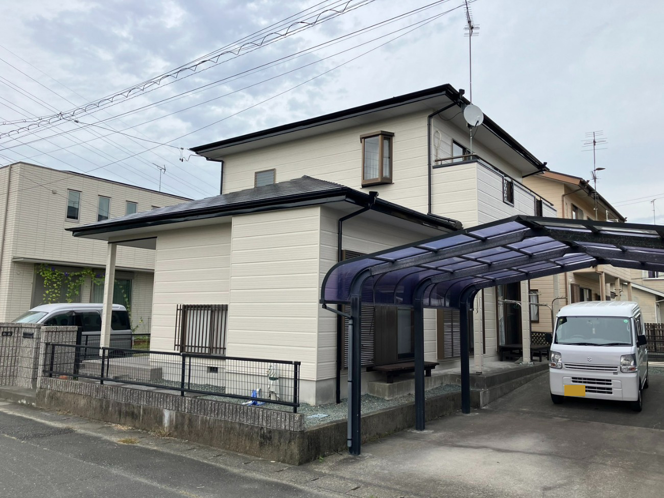 掛川市高耐久シリコン塗装　施工後