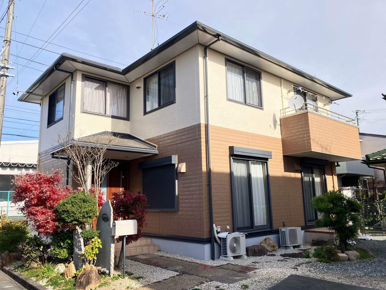 袋井市外壁塗装　施工後