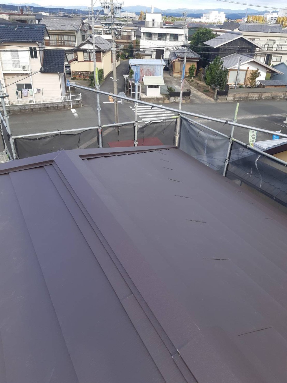 袋井市 ガルテクト屋根カバー