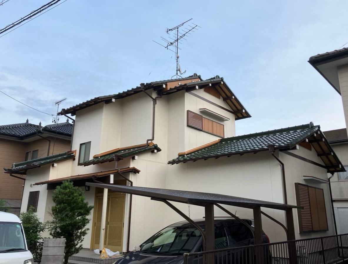 掛川市和風の家塗替え事例 施工後