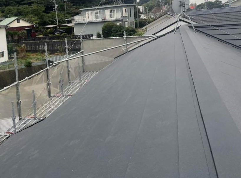 掛川市シルキーG2屋根カバー施工後