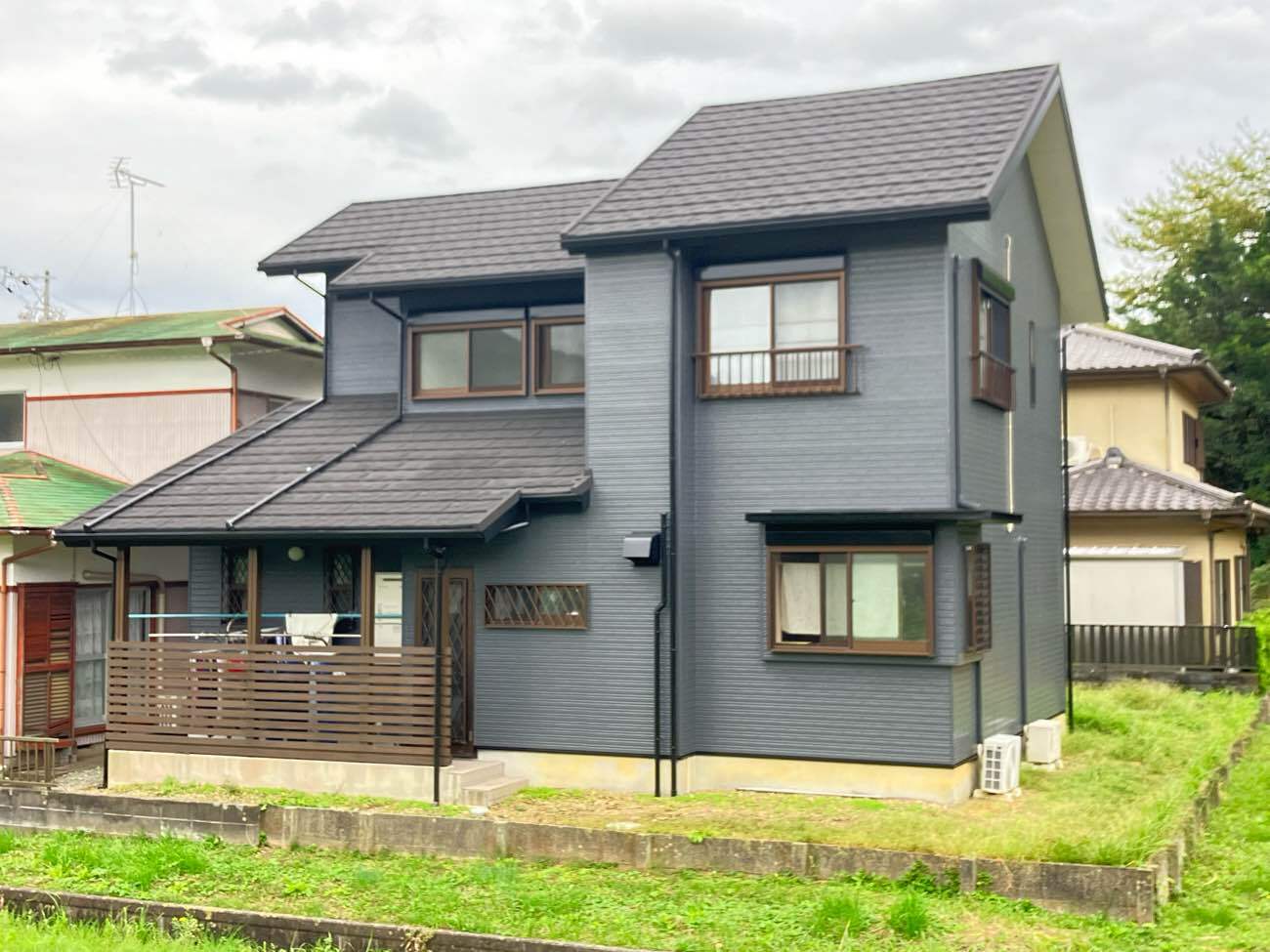 掛川市外壁フッ素樹脂塗装 施工後