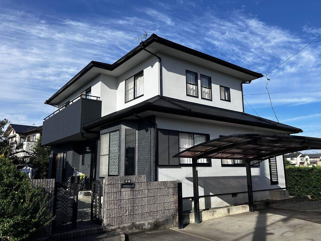 掛川市富士ハウス外壁張替　施工後