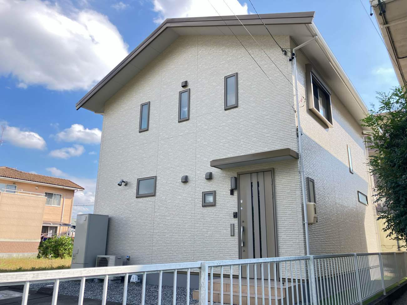 掛川市外壁クリヤー塗装　施工後