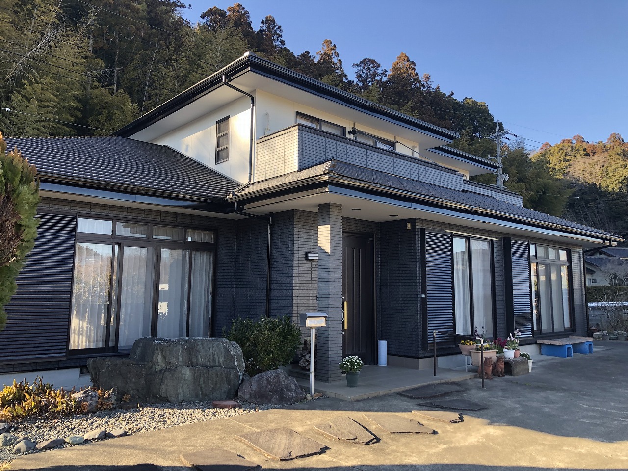 掛川市ＷＢ多彩模様　施工後