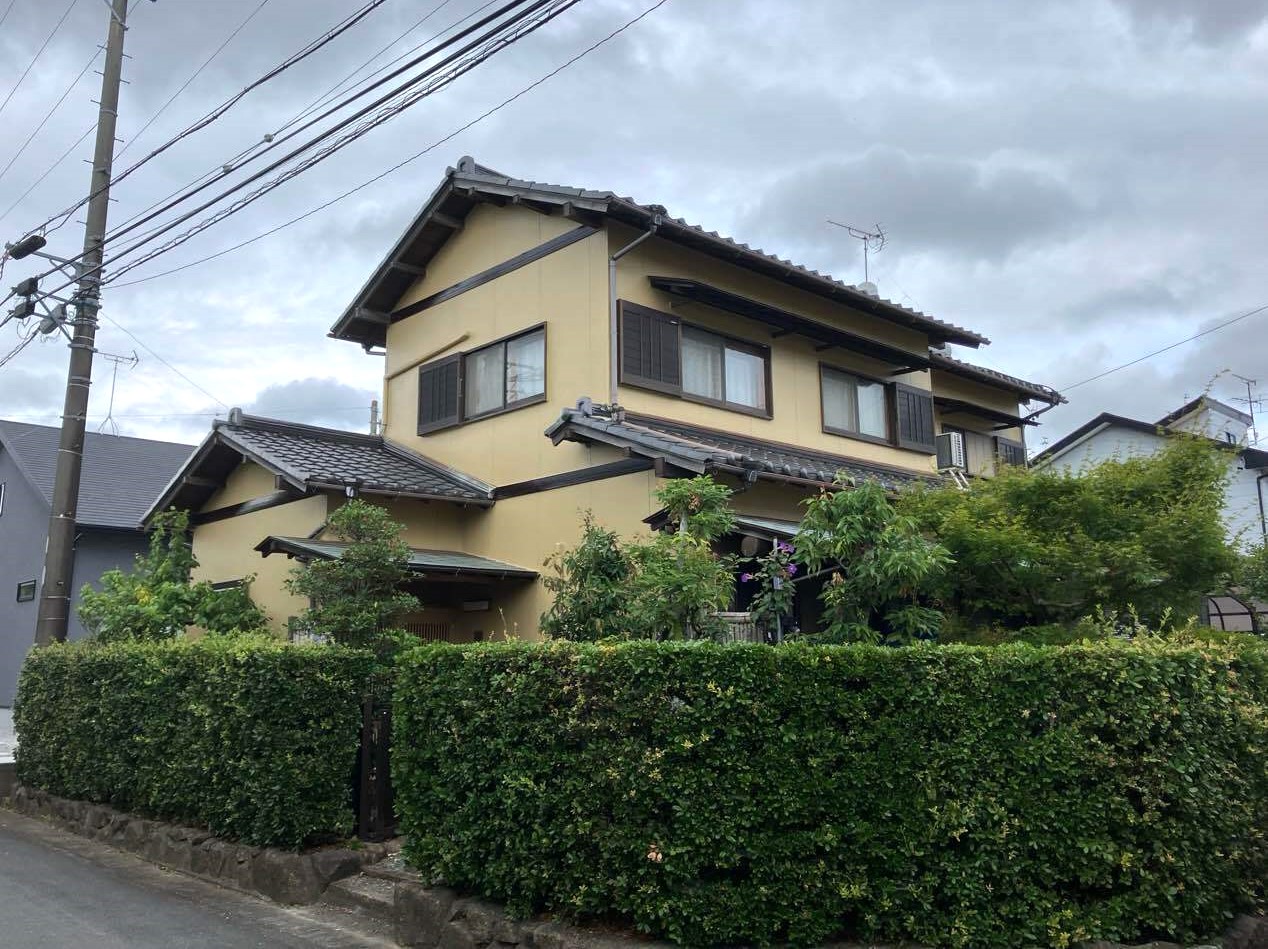 鬼瓦補修 外壁塗装 掛川市　施工後