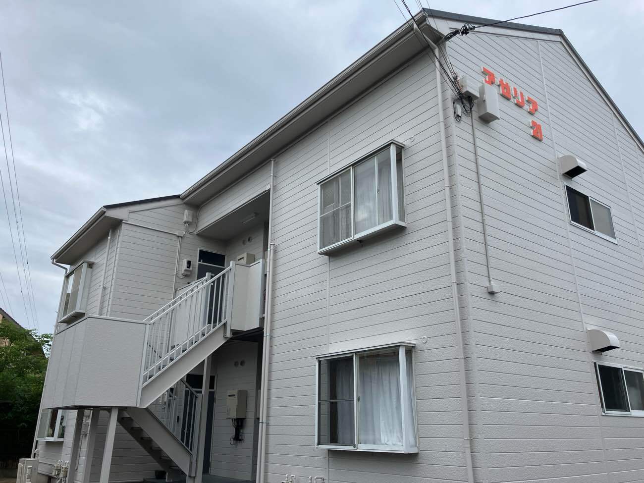 磐田市 アパート塗装工事　施工後