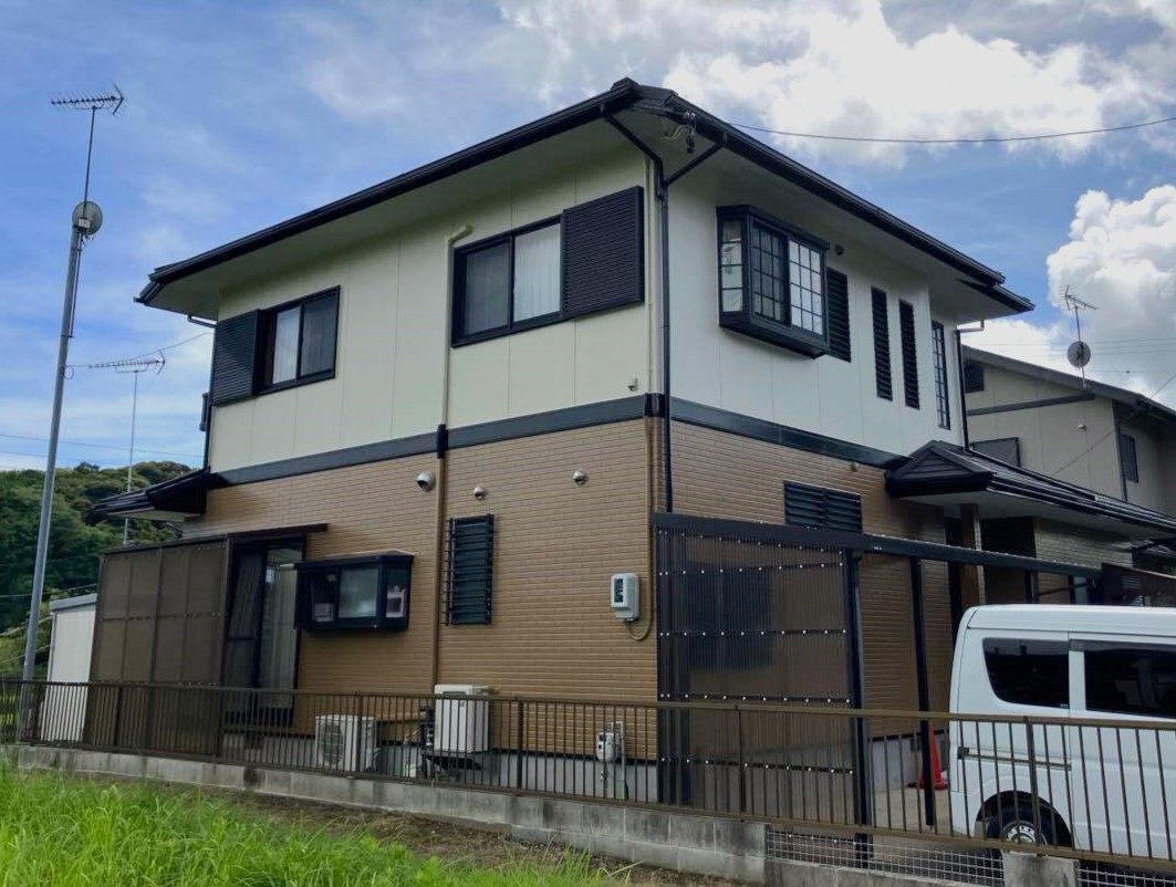 掛川市 外壁塗装 屋根カバー工事　施工後