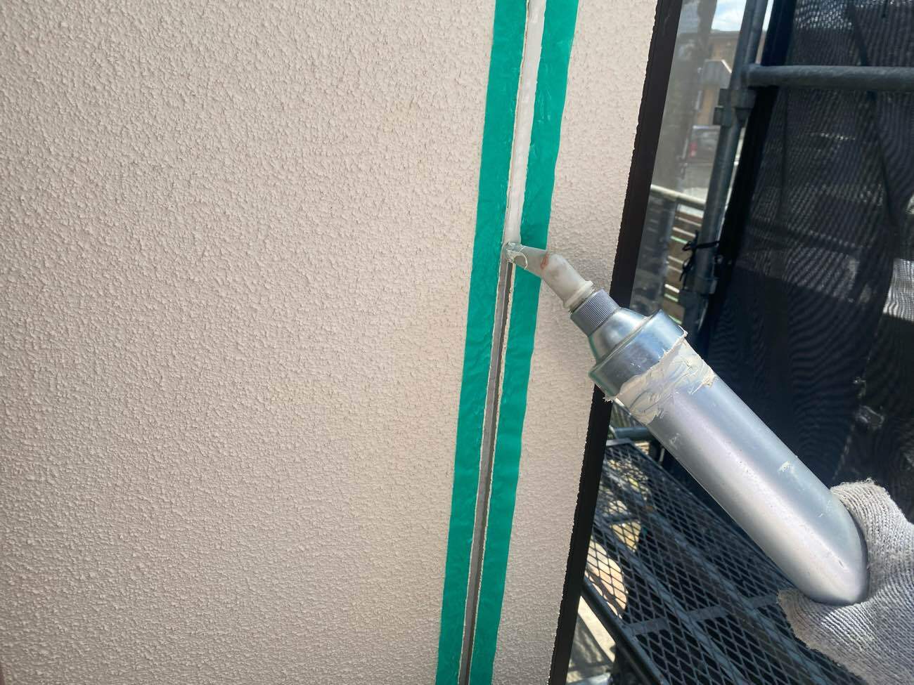 <strong>シーリング補修(打設)</strong></br>