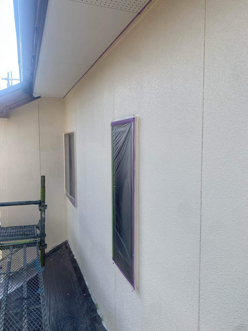 <strong>外壁 上塗り塗装 完了</strong></br>