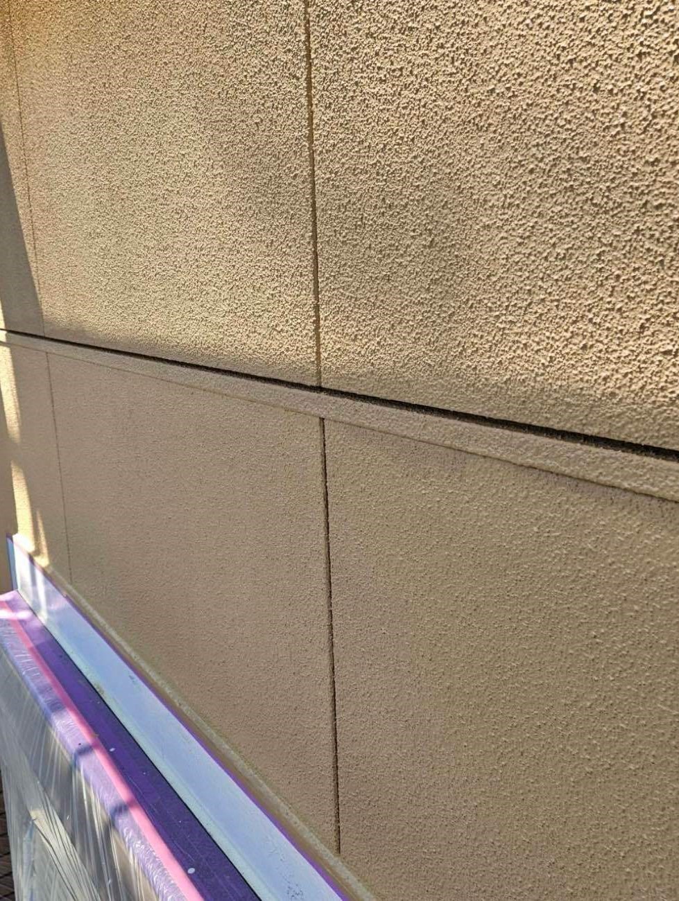 <strong>外壁 上塗り塗装 完了</strong></br>