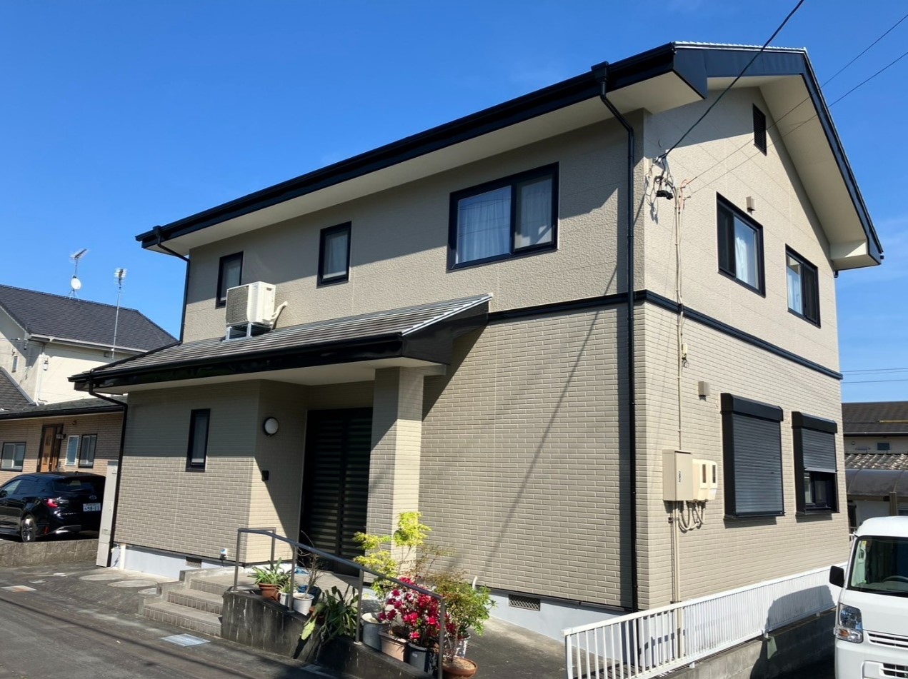 掛川市外壁塗装艶有 施工後