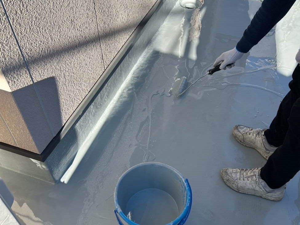 ウレタン塗膜防水1回目