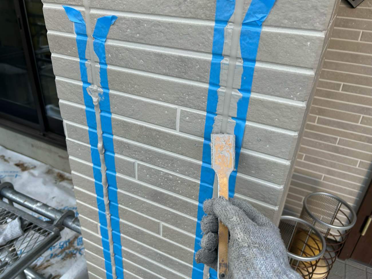 シーリング補修(均し)