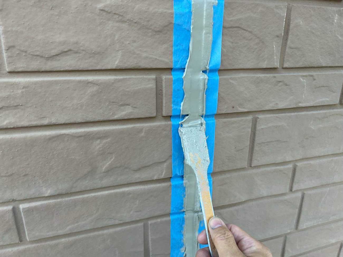 シーリング補修(均し)