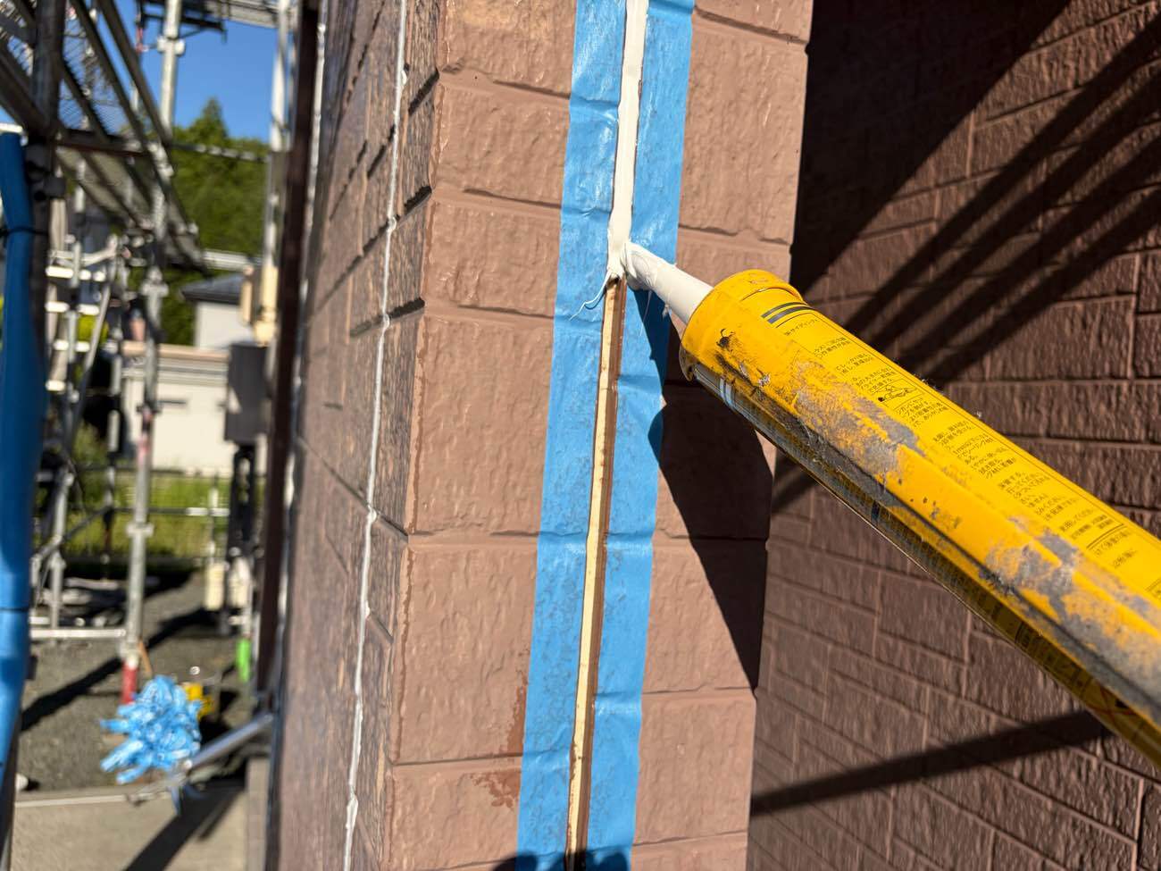 掛川市N様邸シーリング補修(打設)