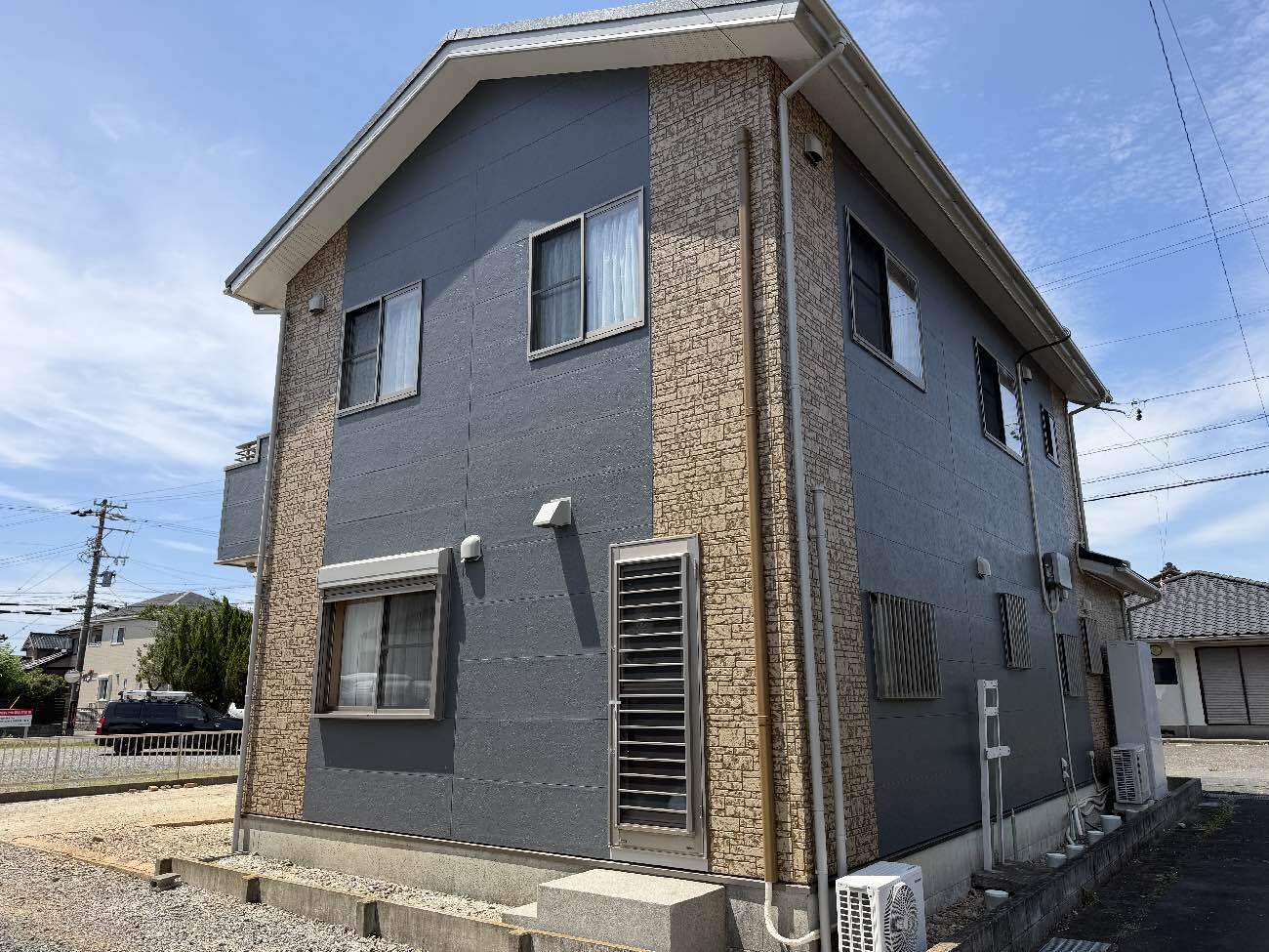 外壁東面