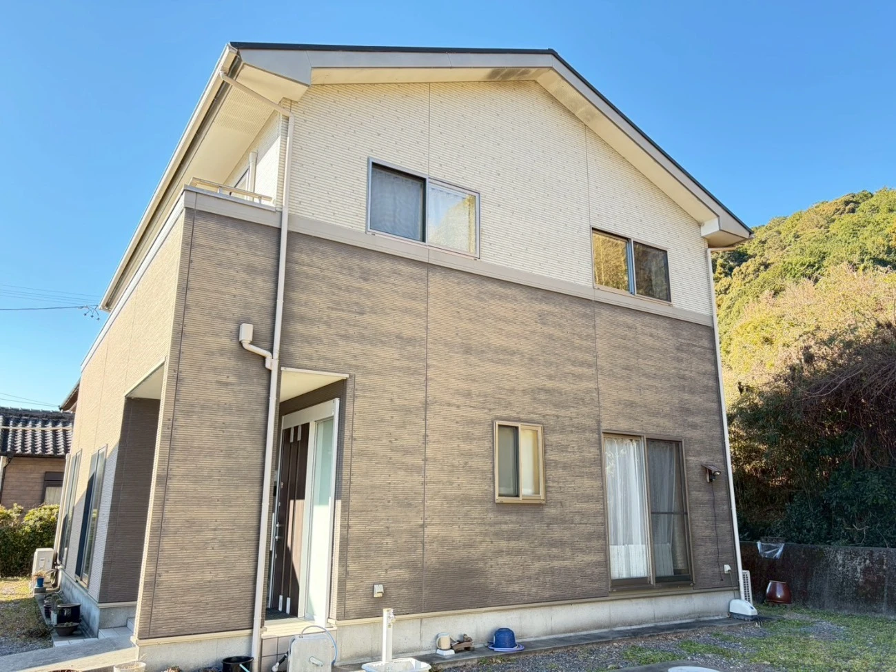 東面塗膜の劣化