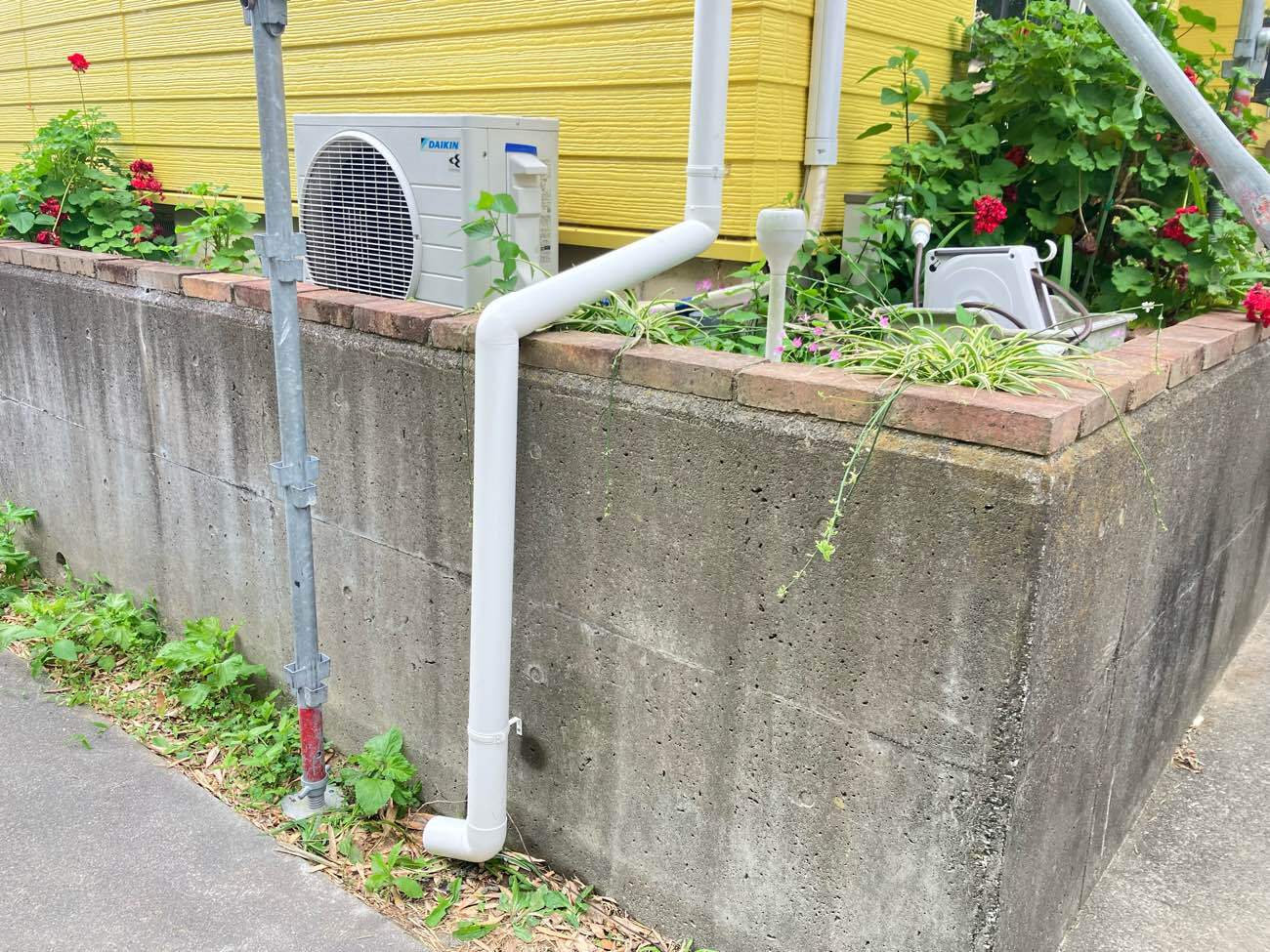 竪樋延長