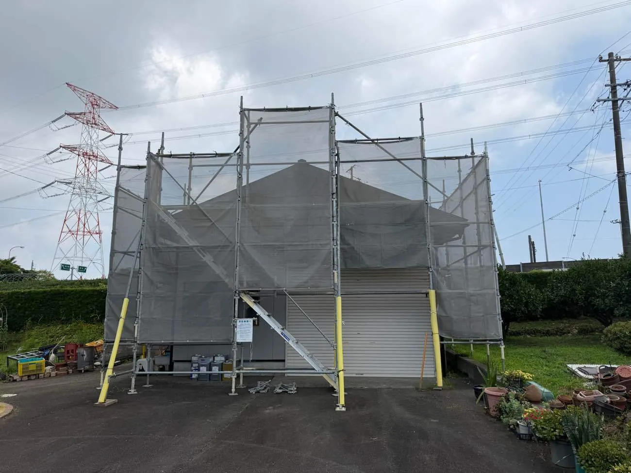 足場架設工事