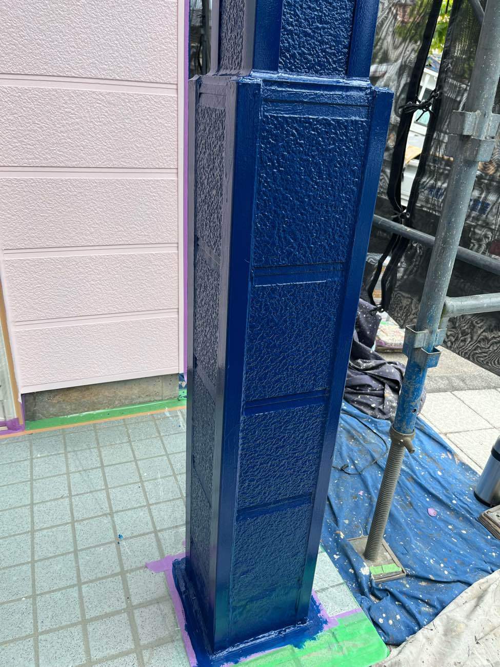 外壁剥離補修部