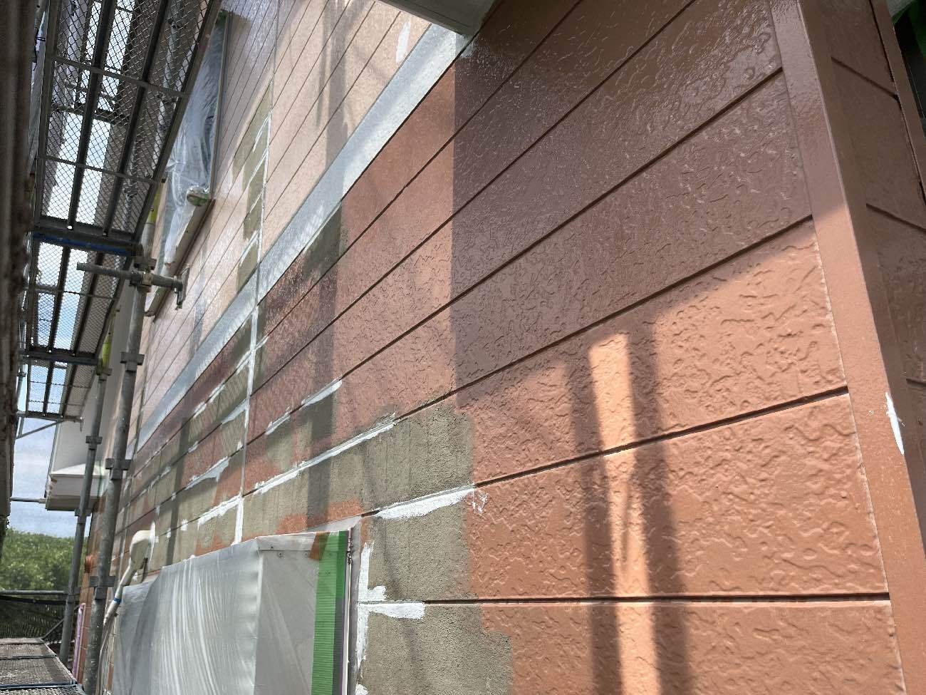 外壁塗装下塗り