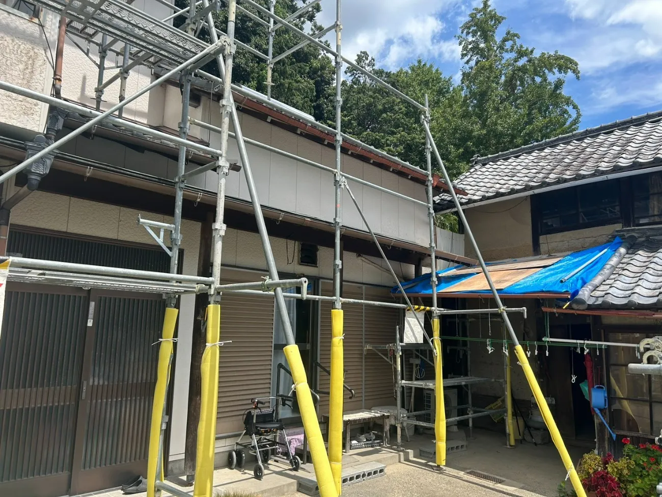 足場控え